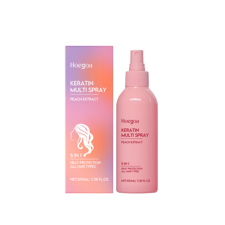 Keratin Hair Conditioner Spray for Smooth, Shiny Hair