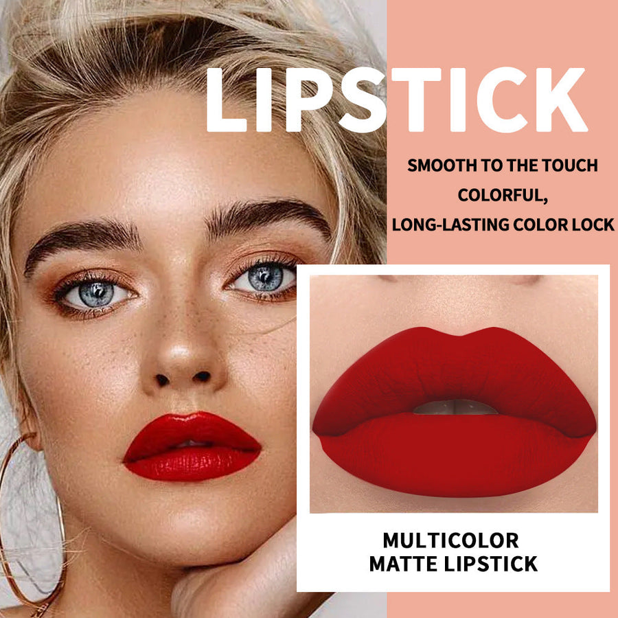 Waterproof Velvet Matte Lipstick for Lips & Cheeks