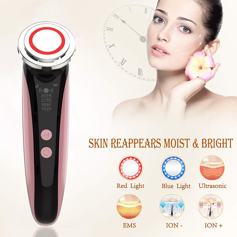 5-in-1 Facial Beauty Device for Cleansing & Firming