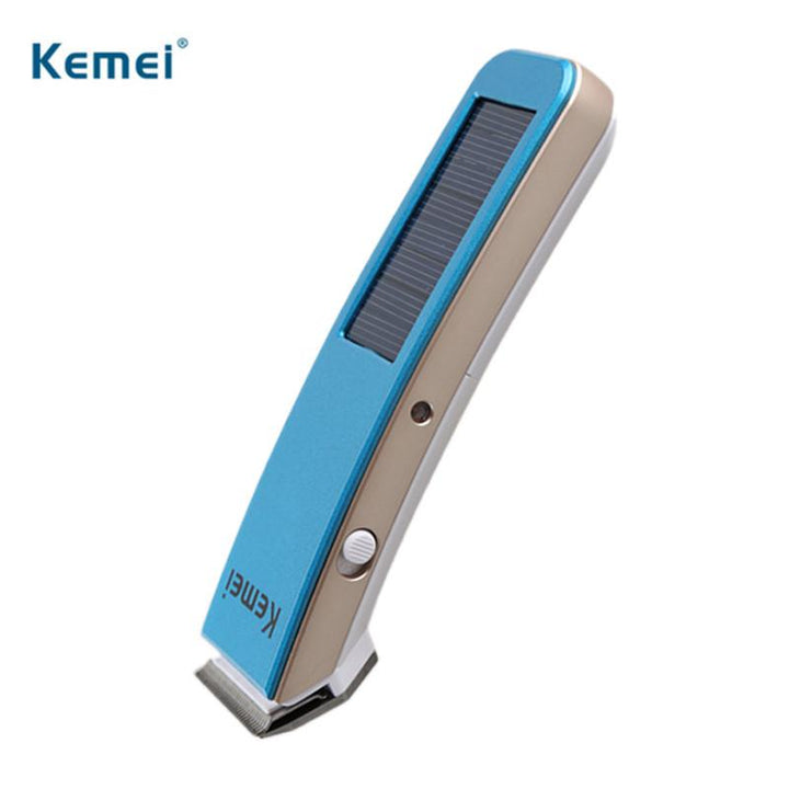 Professional Cordless Barber Clippers — Solar-Powered Quiet