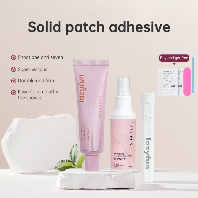 Solid Nail Patch Glue — Ultra-Strong, Water-Resistant Adhesion