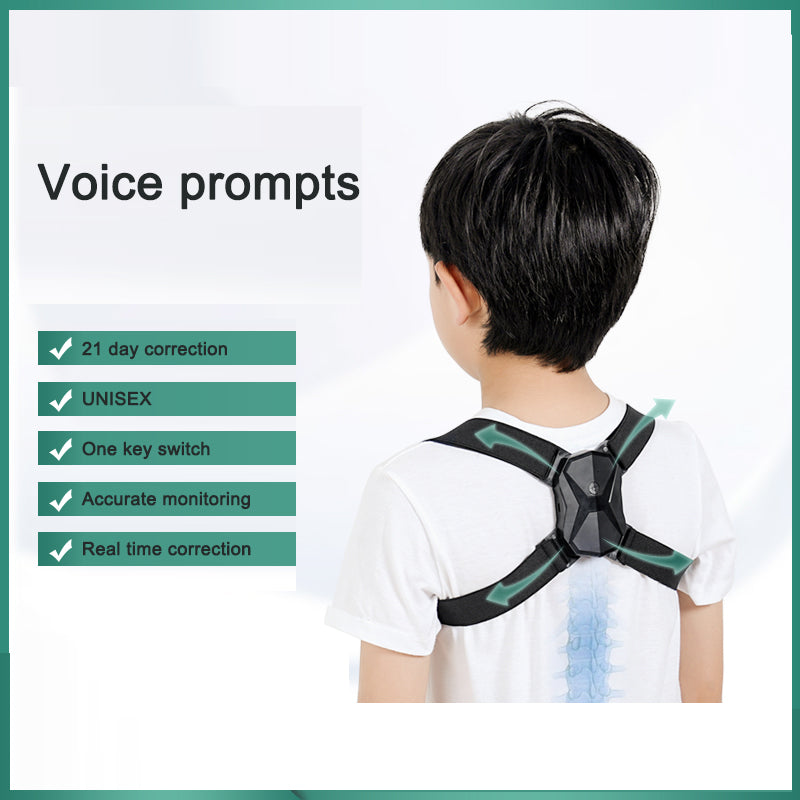 Smart Posture Corrector — Vibration & Voice Coach, 21 Day
