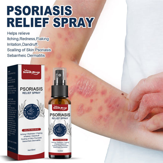 Psoriasis Relief Spray – Visible Relief in 4 Weeks, Steroid-Free
