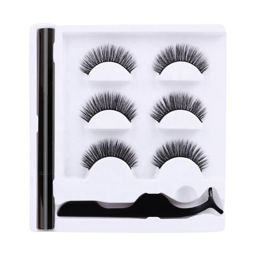 Glue-Free False Eyelashes With Magic Eyeliner Set