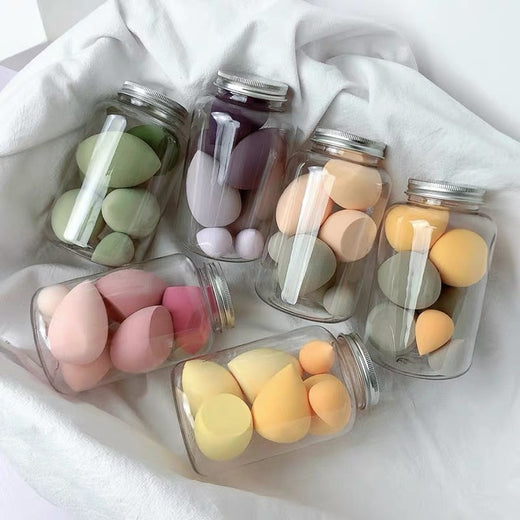 Makeup Sponge Set for Seamless Wet-or-Dry Blending