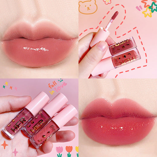 Glazed Mirror Water Lip Gloss for Juicy Glass Shine