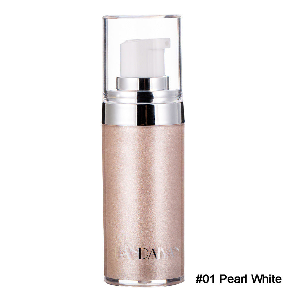 Body Highlighter Liquid for a Wearable Metallic Glow