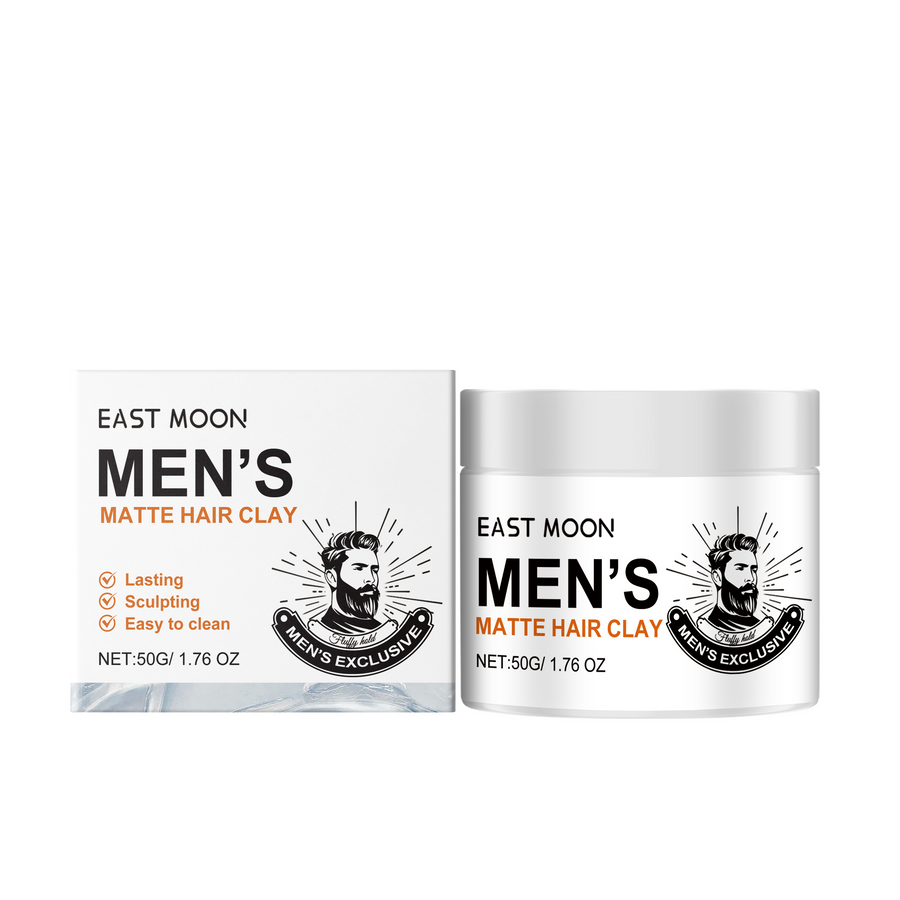 East Moon Matte Wax - Fast Set Hair Styling Clay