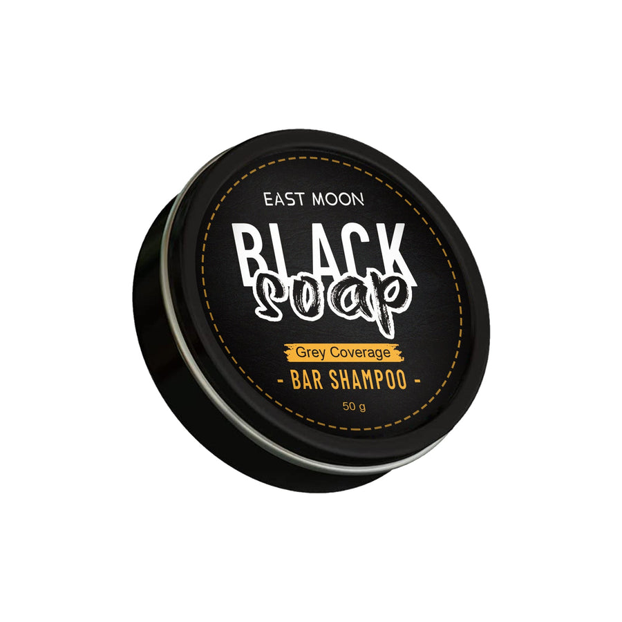 Men’s Grey Coverage Shampoo Bar for Darker-Looking Hair