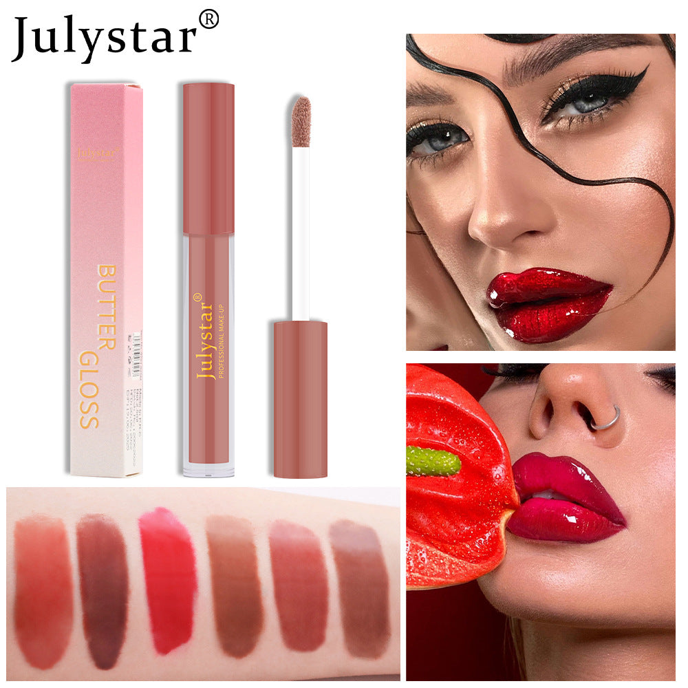 Pearlescent Lip Glaze for High-Shine Moisturized Lips