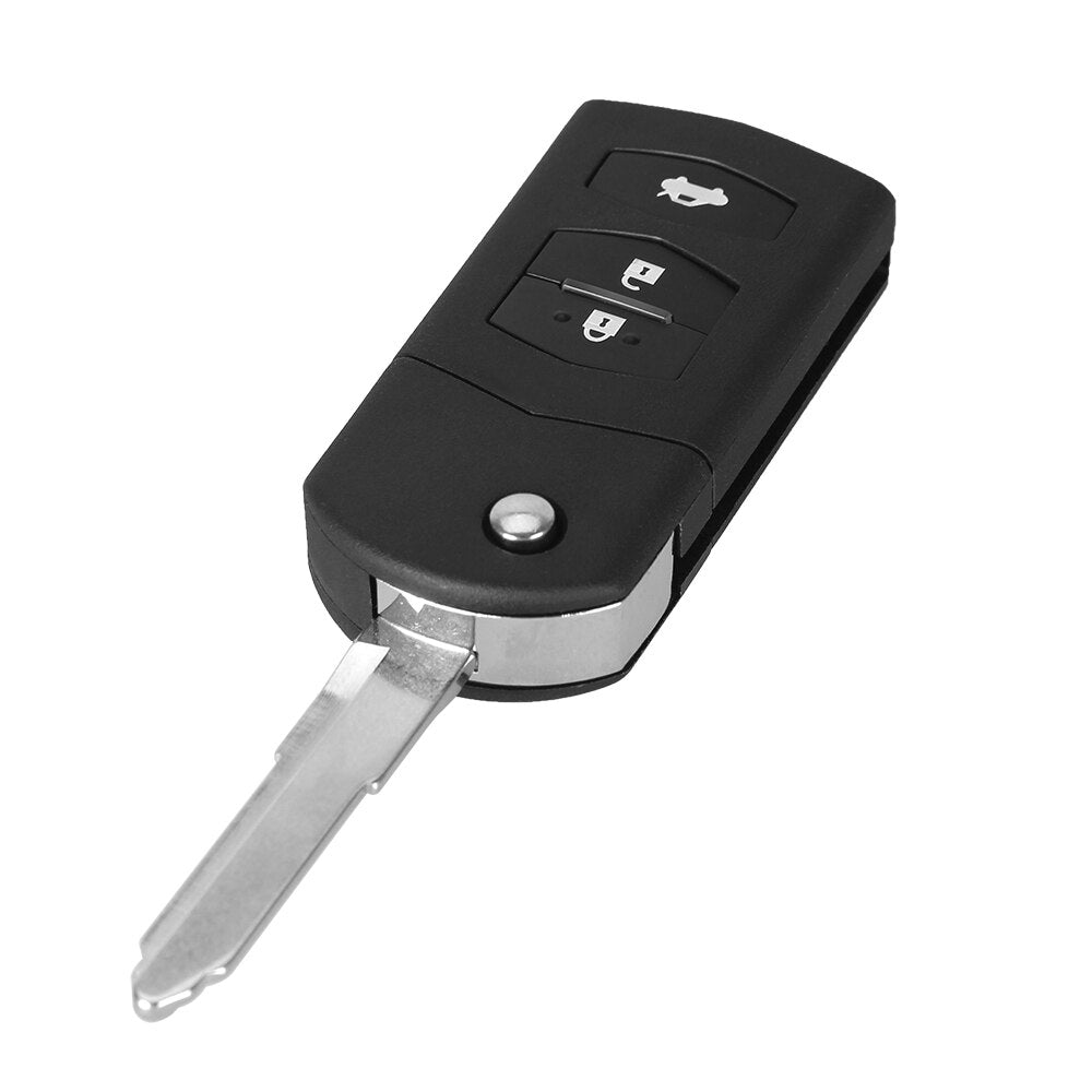 Ford 2-Button Key Fob Shell Case with Uncut Blade – Exact Fit