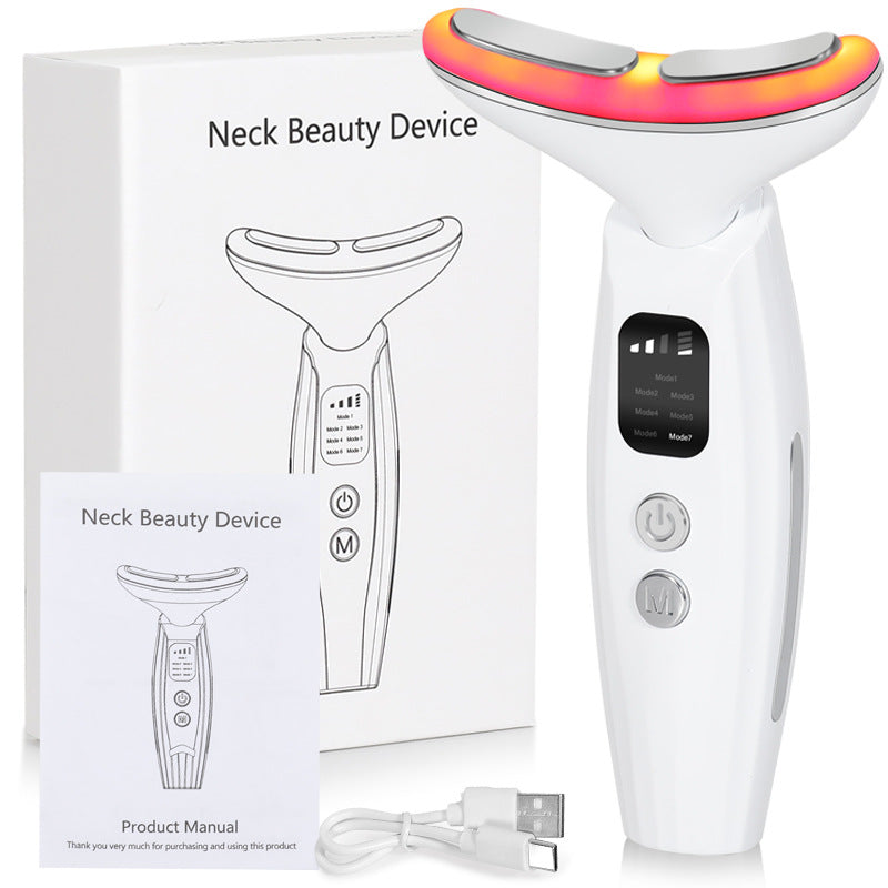 7-Color LED Neck Massager for Brighter-Looking Skin