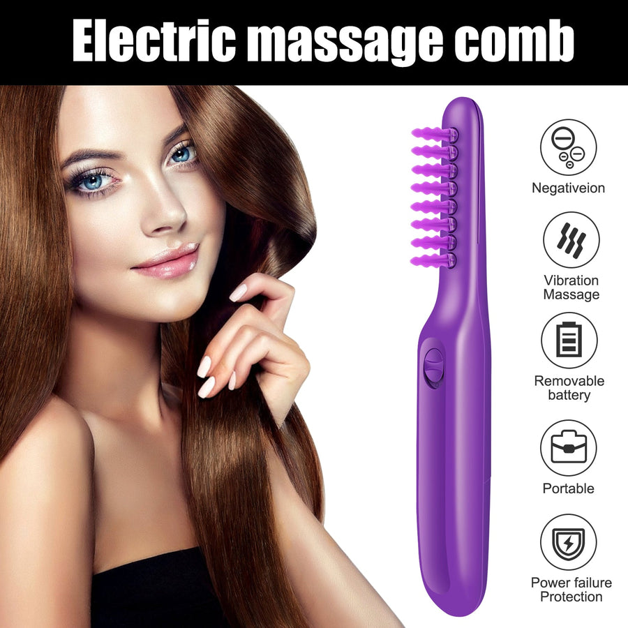 Electric Detangling Brush for Smooth, Frizz-Free Hair