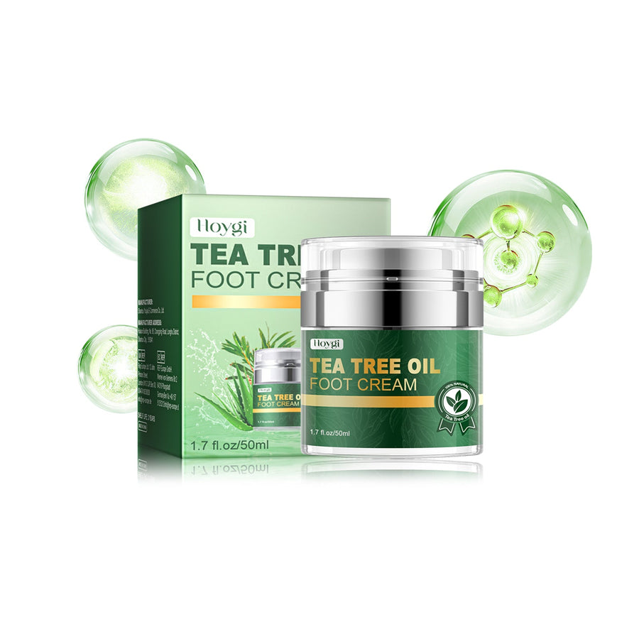 Tea Tree Foot Cream for Softer, Smoother Cracked Heels