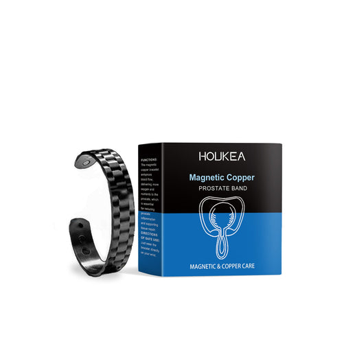 HOUKEA Magnetic Copper Men's Health Bracelet | 2-Pack