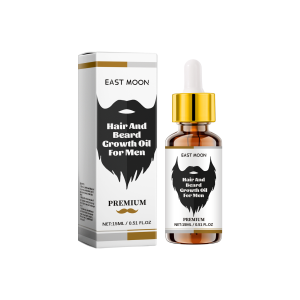 Men's Hair And Beard Growth Oil For Fuller-Looking Hair