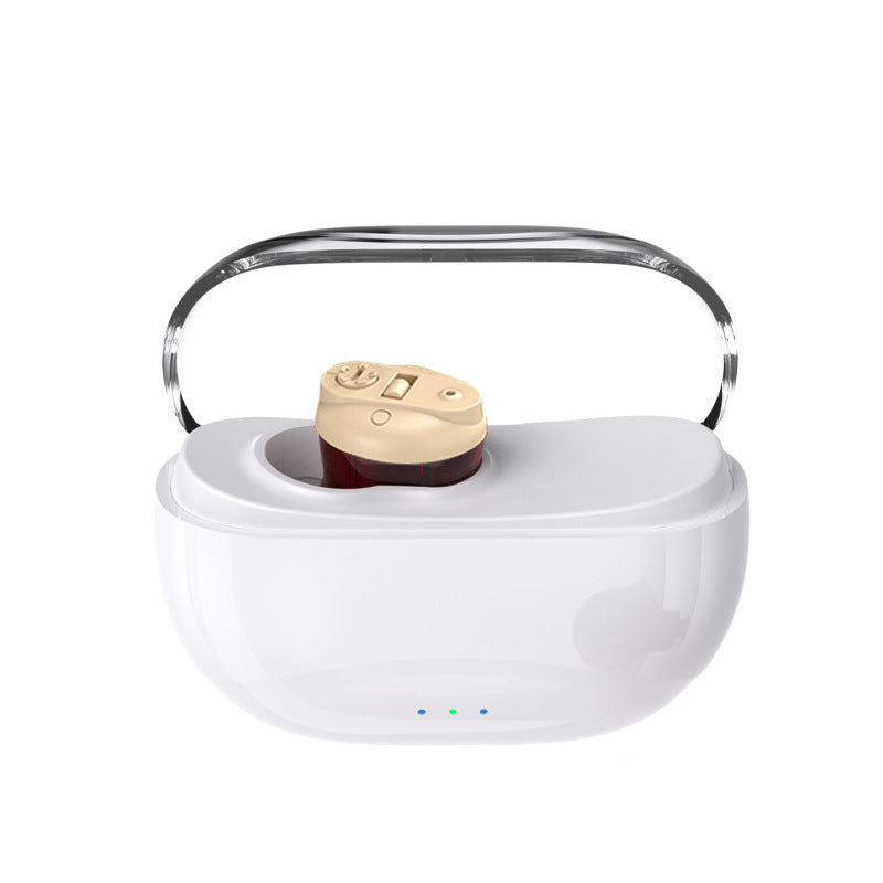 Invisible Hearing Aid — Magnetic Charging, Discreet Amplifier