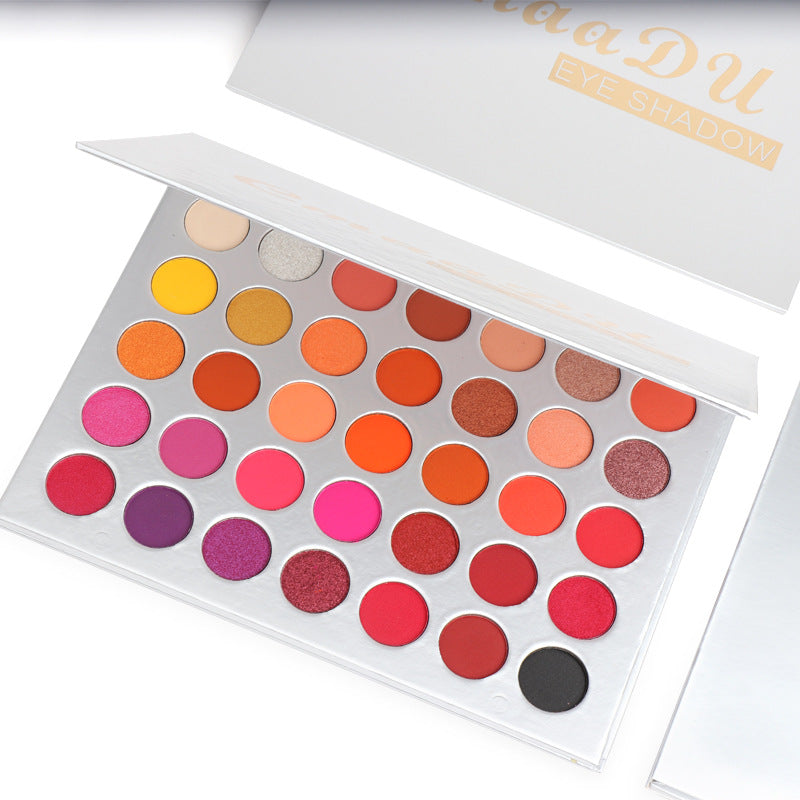 35-Color Matte Eyeshadow Palette for Bold Eye Looks