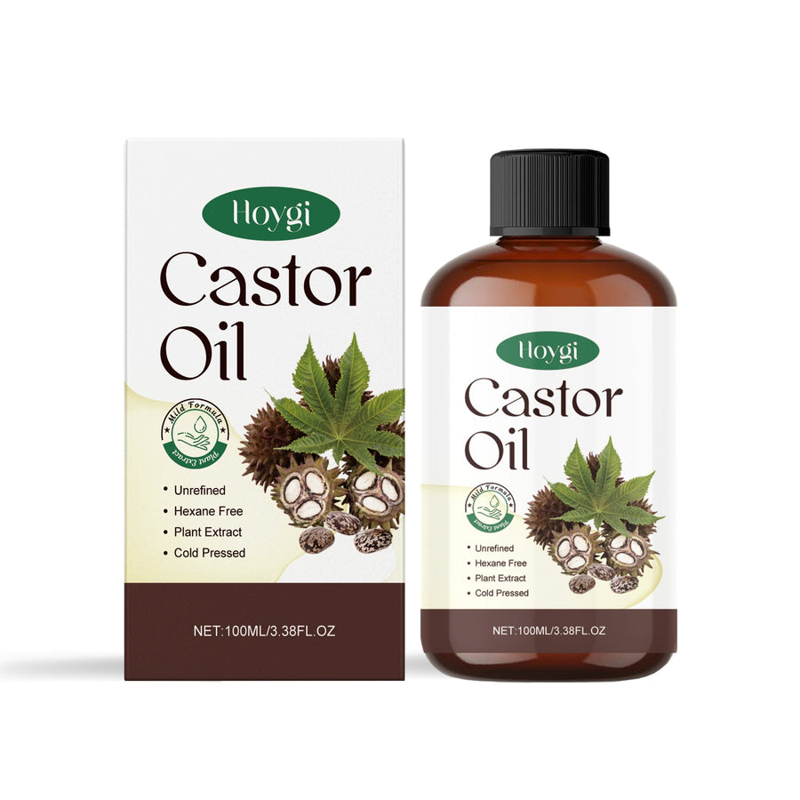 Cold-Pressed Castor Oil for Skin, Hair & Brow Care