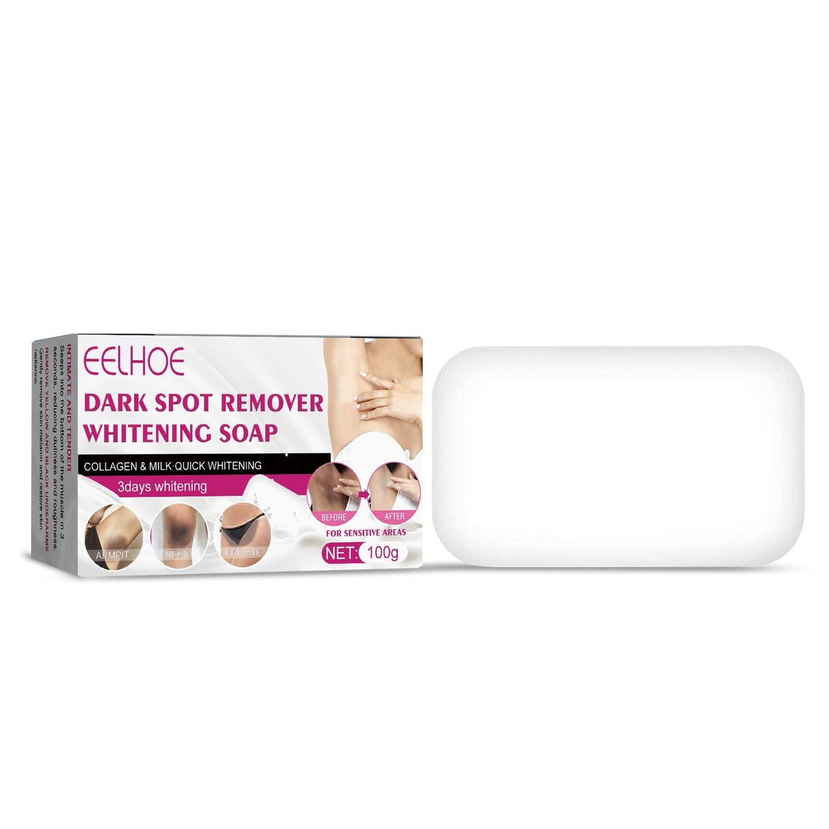Dark Spot Remover Whitening Soap - Visible Brightening in 3