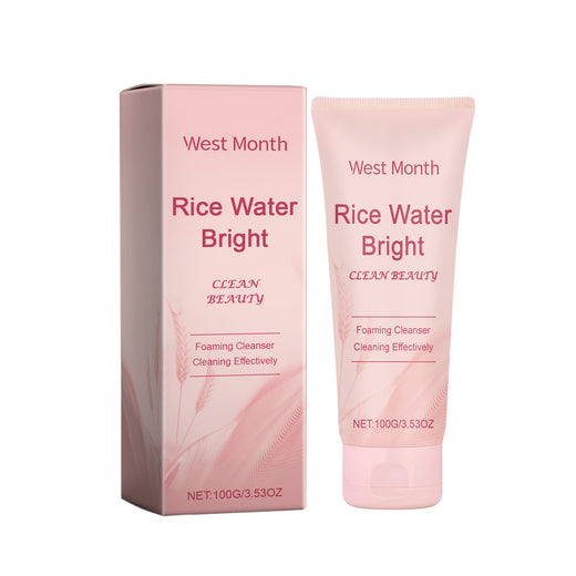 Rice Water Foaming Cleanser for Bright, Hydrated Skin