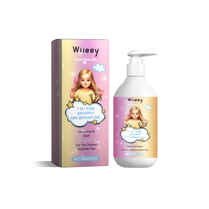 Kids 2-in-1 Shampoo & Shower Gel for Smooth, Clean Hair