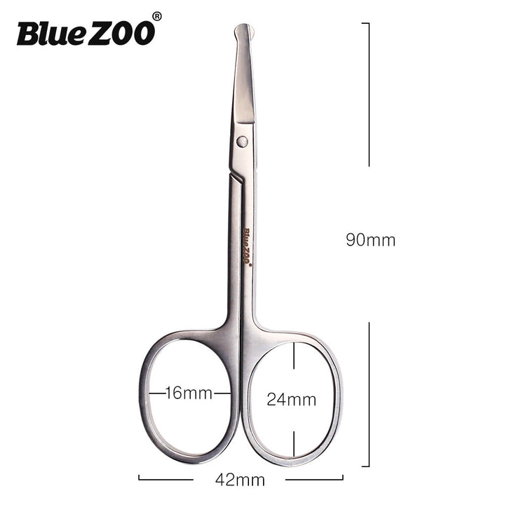 Nose Hair Scissors – Rounded Safety Tips, Stainless Steel