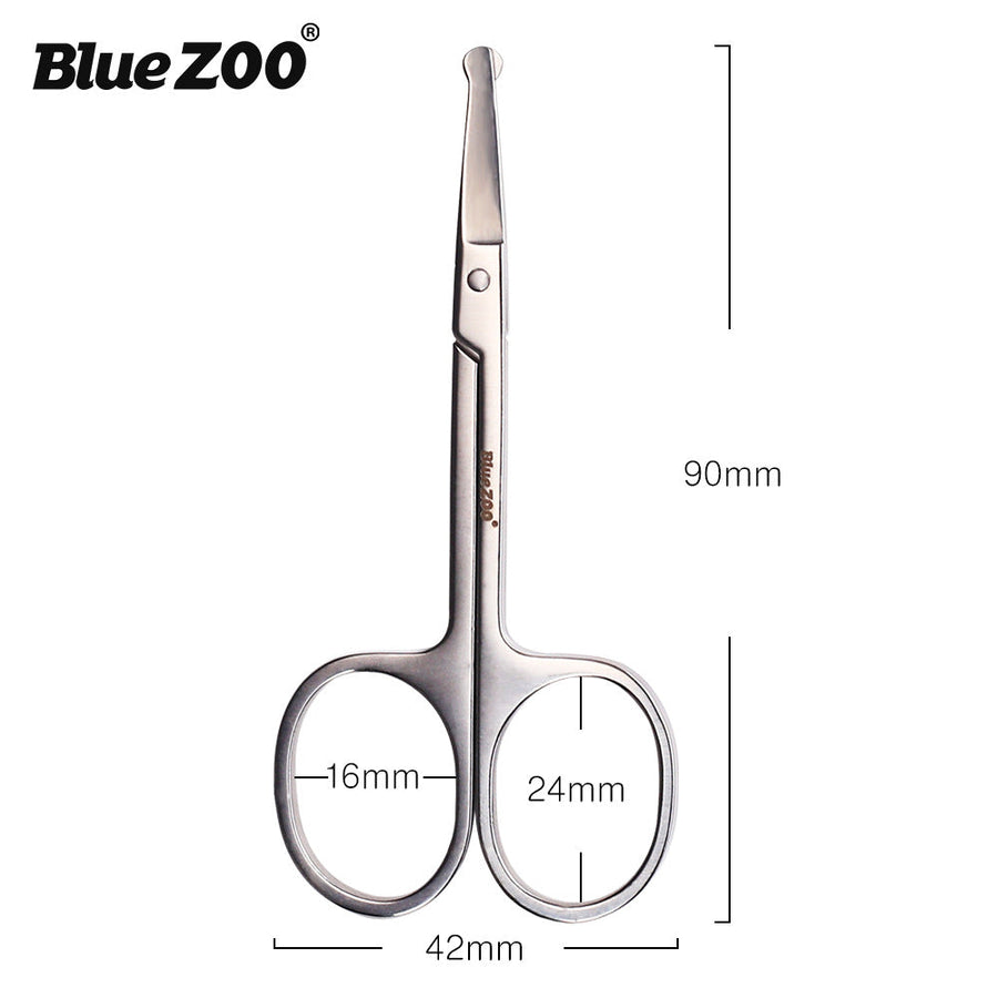 Nose Hair Scissors – Rounded Safety Tips, Stainless Steel