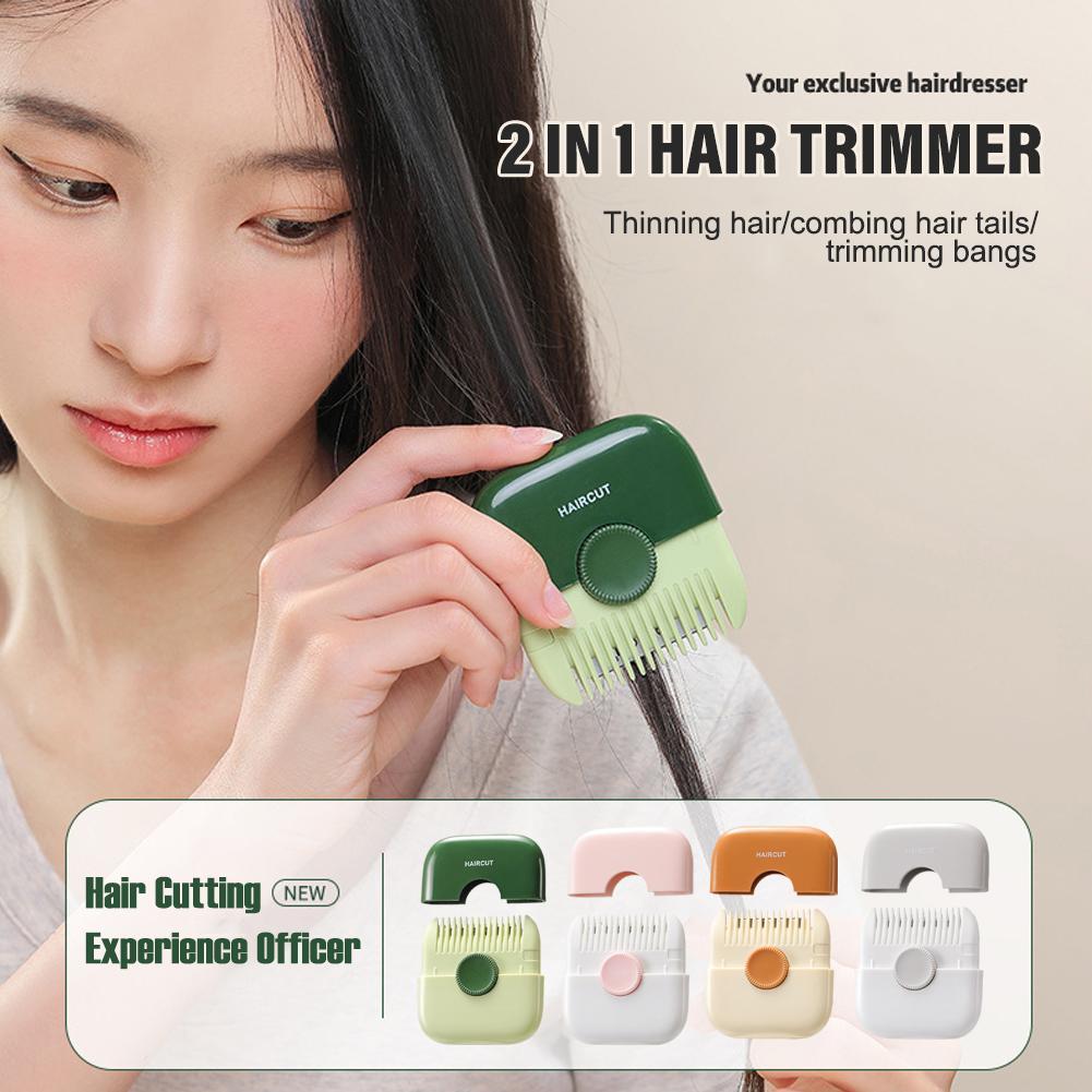 2-in-1 Hair Trimmer Comb — DIY Bang Trims in Minutes