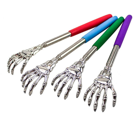 Telescopic Back Scratcher — Skeleton Hand Claw Extends to 61cm