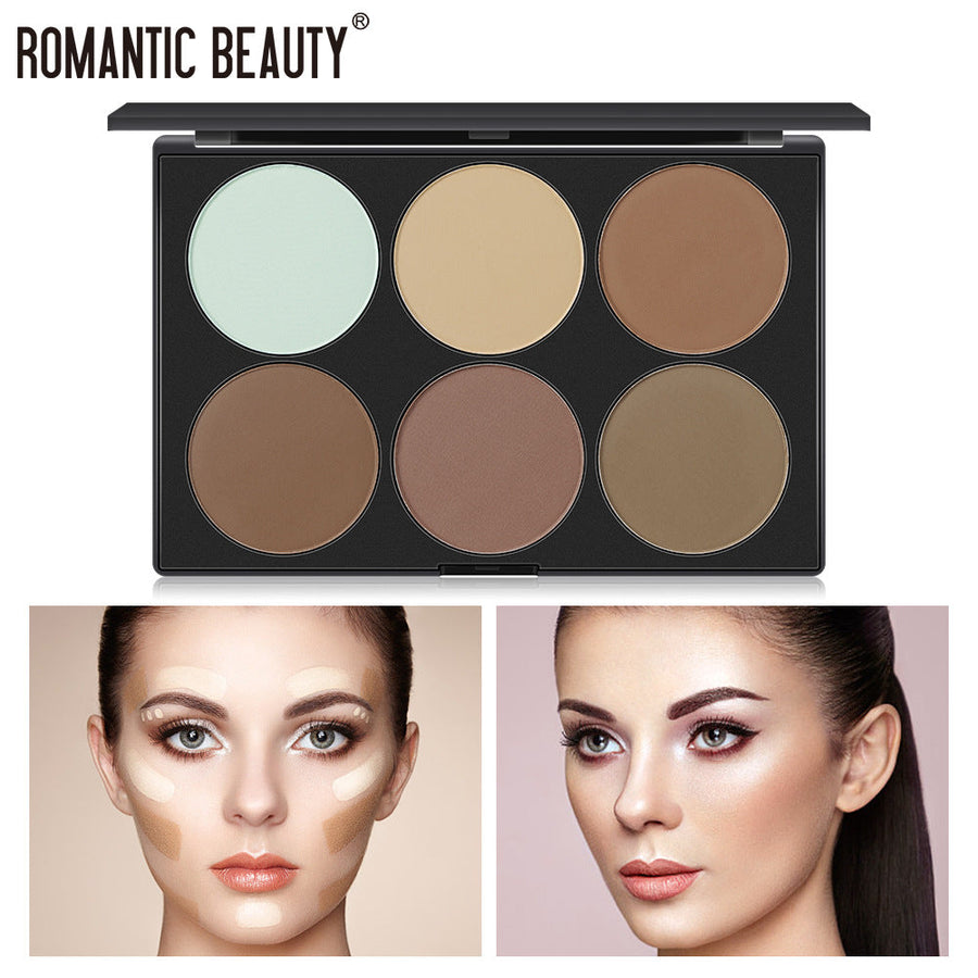 Face Contour and Highlight Palette for Sculpted Glow