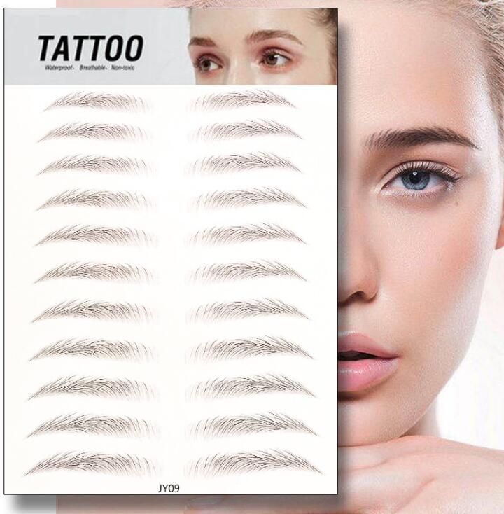 Waterproof Eyebrow Stickers for Fuller-Looking Brows