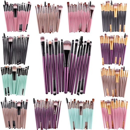 15-Piece Makeup Brush Set for Smooth, Precise Looks