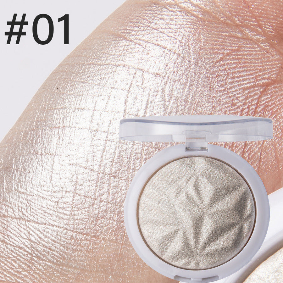 Pressed Highlighter Makeup Powder for Intense Glow