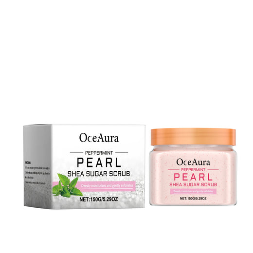 Mint Pearl Body Scrub for Soft Smooth Sensitive Skin