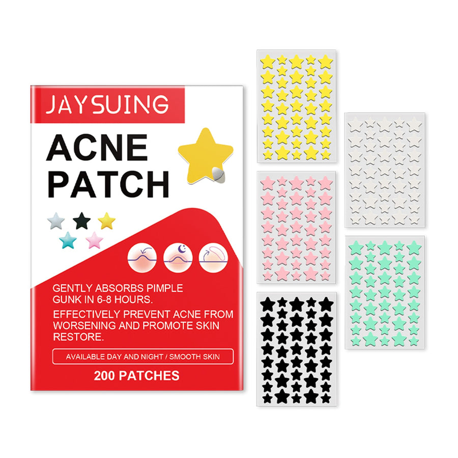 Acne Patches, Star-Shaped Overnight Blemish Coverage