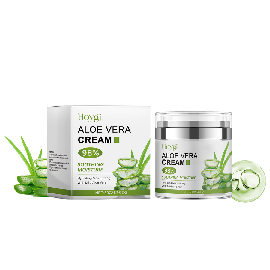 Aloe Vera Face Cream 98% for Dry, Dull Skin Relief