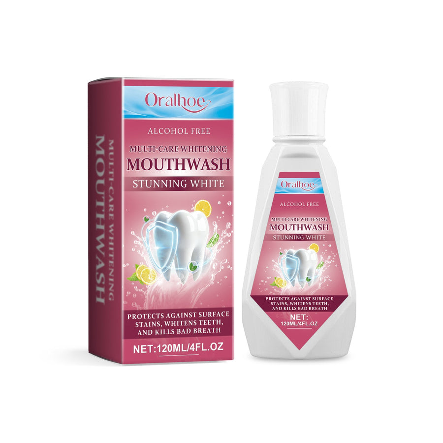 Mouthwash for Whitening — Alcohol-Free, Gentle Mint, Stain