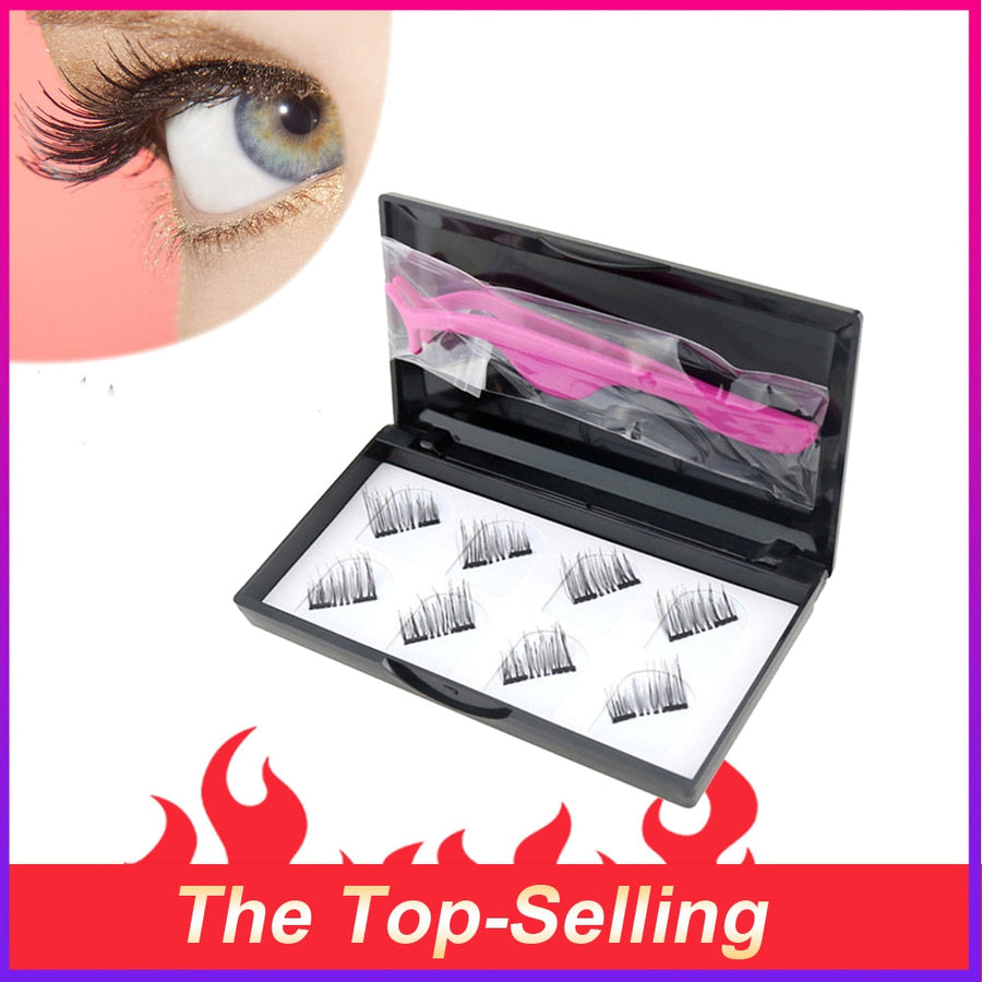 Magnetic False Lashes — 3D Mink Volume Without the Glue