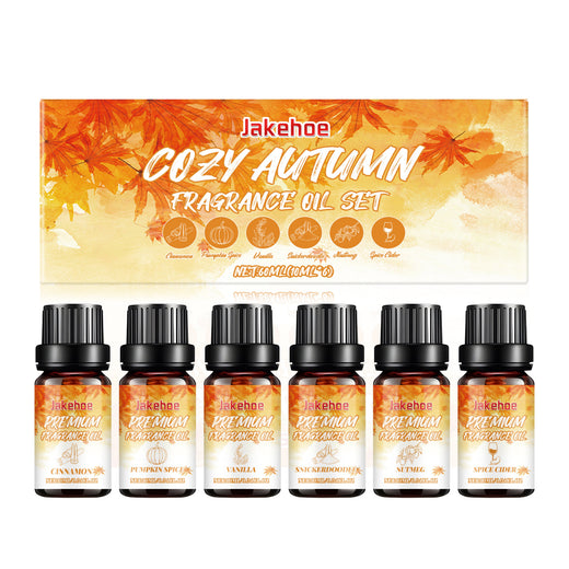 Autumn Essential Oil Set — 6 Warm Scents for Cozy Atmosphere