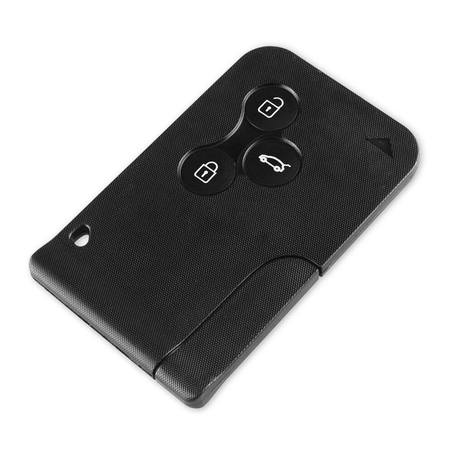 Renault Smart Card Key Fob Shell — 3‑Button Replacement