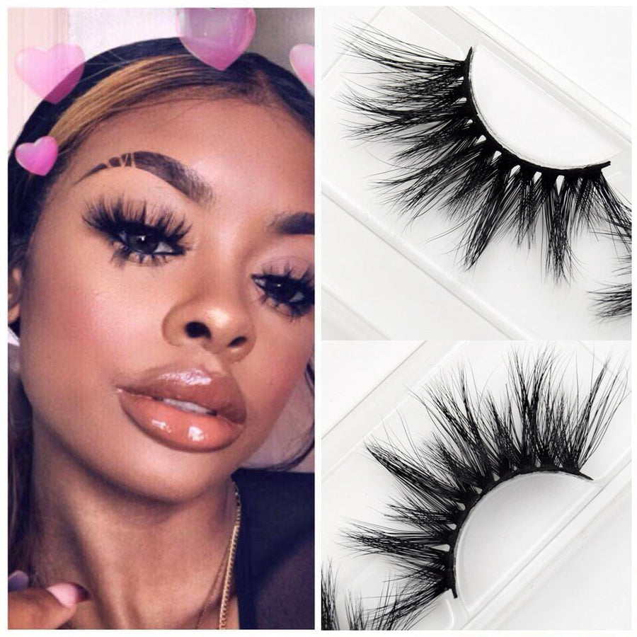 Criss-Cross False Eyelashes for Dramatic Eye Volume
