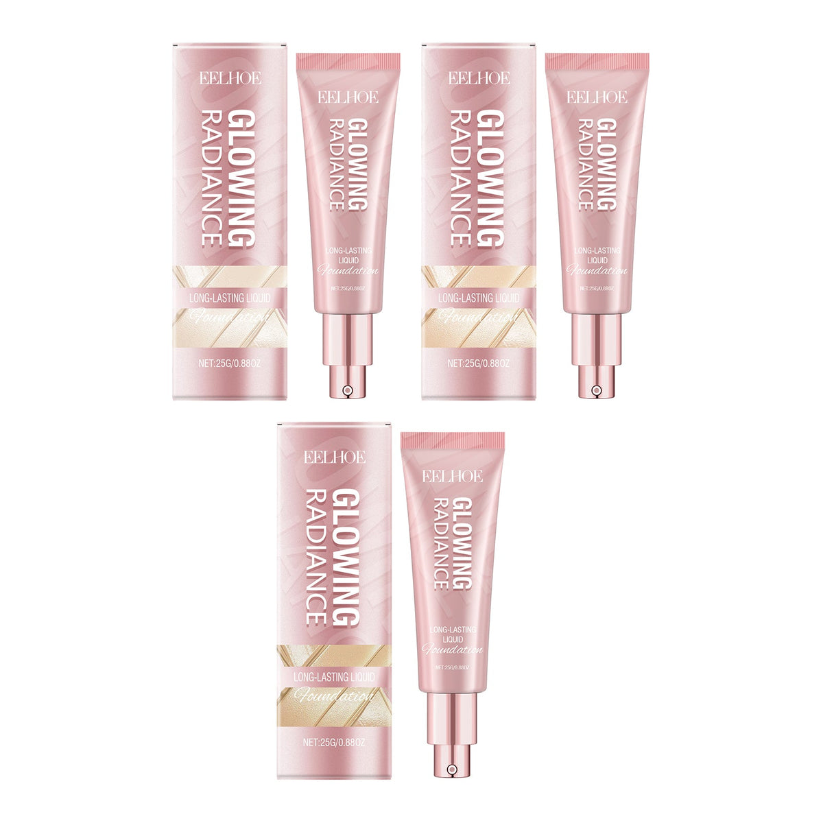 EELHOE Liquid Foundation for Glowing, Lightweight Coverage