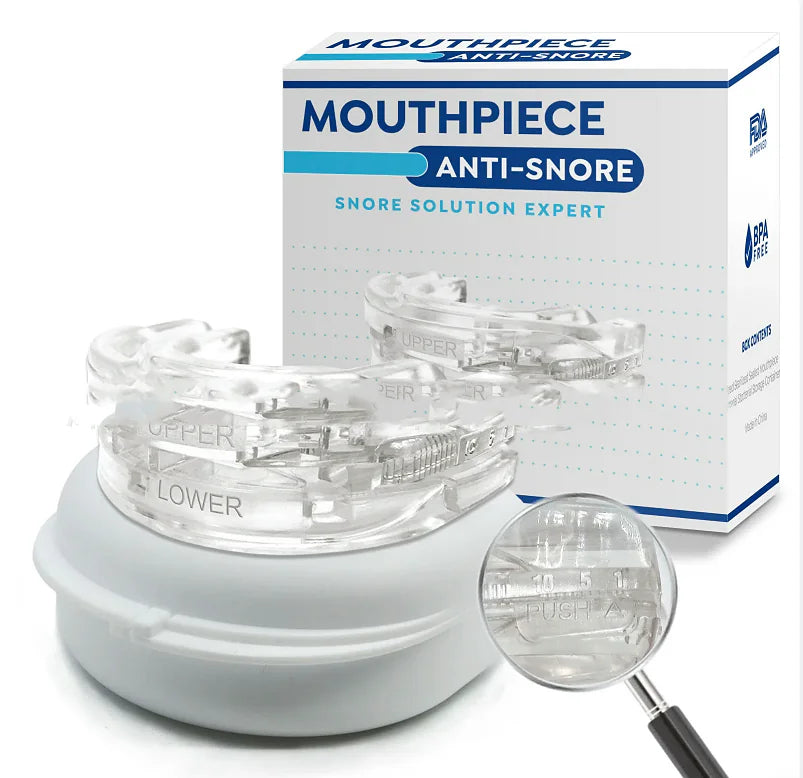 Anti-Snore Mouthpiece — Adjustable, Custom Fit for Better