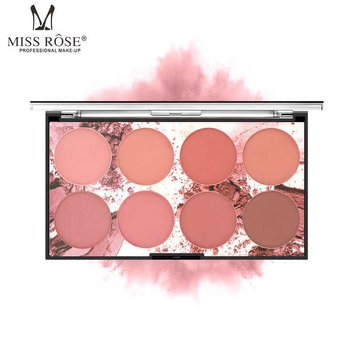 Matte Blush Palette: 8 Natural Shades For Any Look