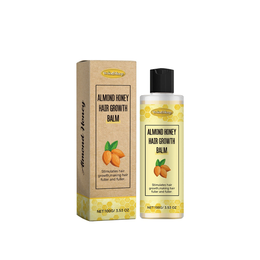 Almond Honey Hair Balm for Fuller-Looking, Smoother Hair