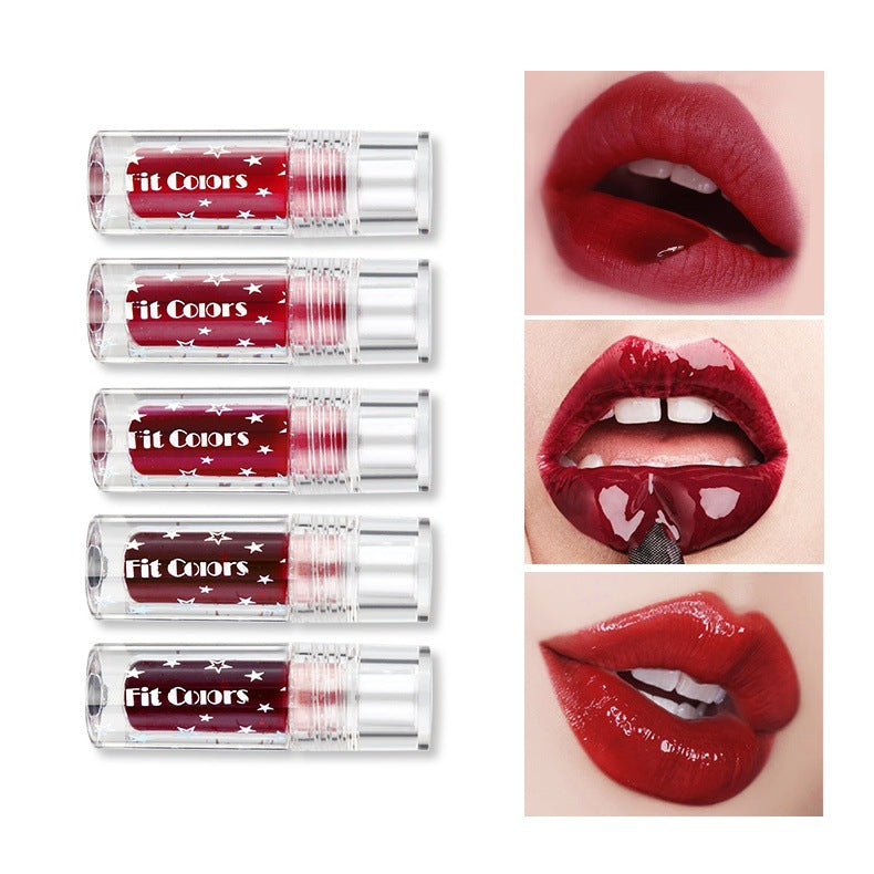 Liquid Lip Dye Set: Five Bold Shades For Easy Touch-Ups