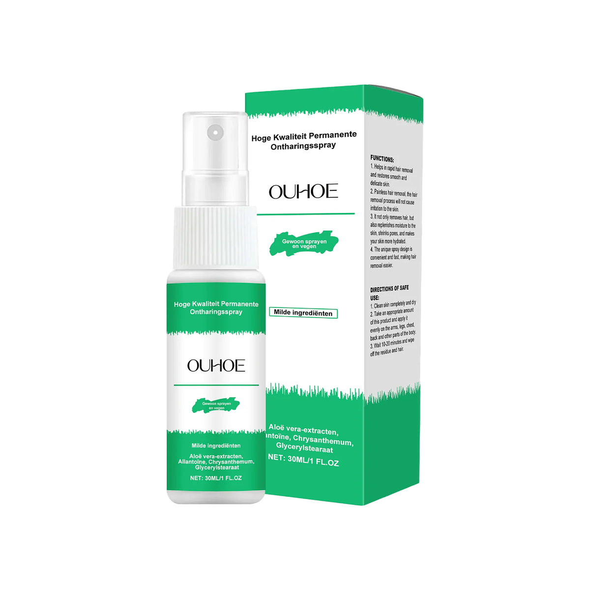 OUHOE Hair Removal Spray - Painless Smooth Skin Fast