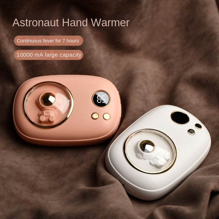 Hand Warmer Power Bank — 10000mAh, 7-Hour Heat, Astronaut