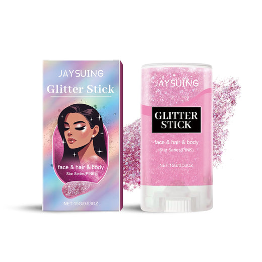 Pink Body Glitter Stick — Face, Hair & Body Shimmer